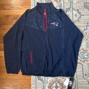 NFL Patriots Quarter Zip Pullover